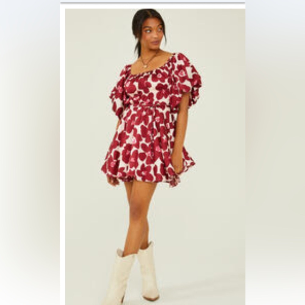 Altar'd State Ainsleigh Floral Babydoll Dress